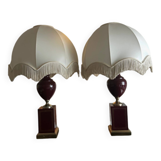 pair of 70s lamps