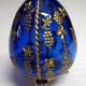Oeuf verre style Fabergé Saint Petersburg