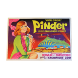 Affiche cirque Pinder 1960s