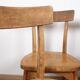Ensemble de 4 chaises de bistrot luterma, estampillées