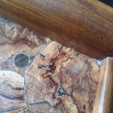 Wood marquetry serving tray