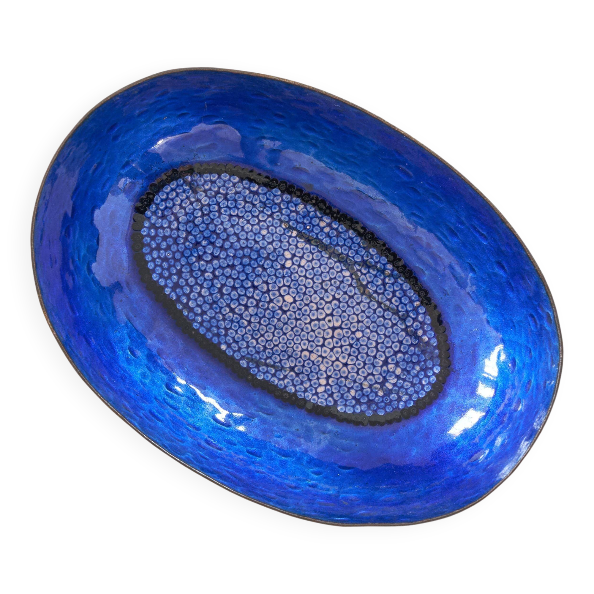 Hammered and enamelled Valenti cup from the 1960s.