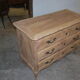 Chest of drawers Louis XV style raw wood