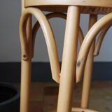 Wooden bar stools and cane