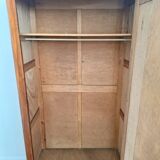 Art deco wardrobe, bonnetière, vintage furniture