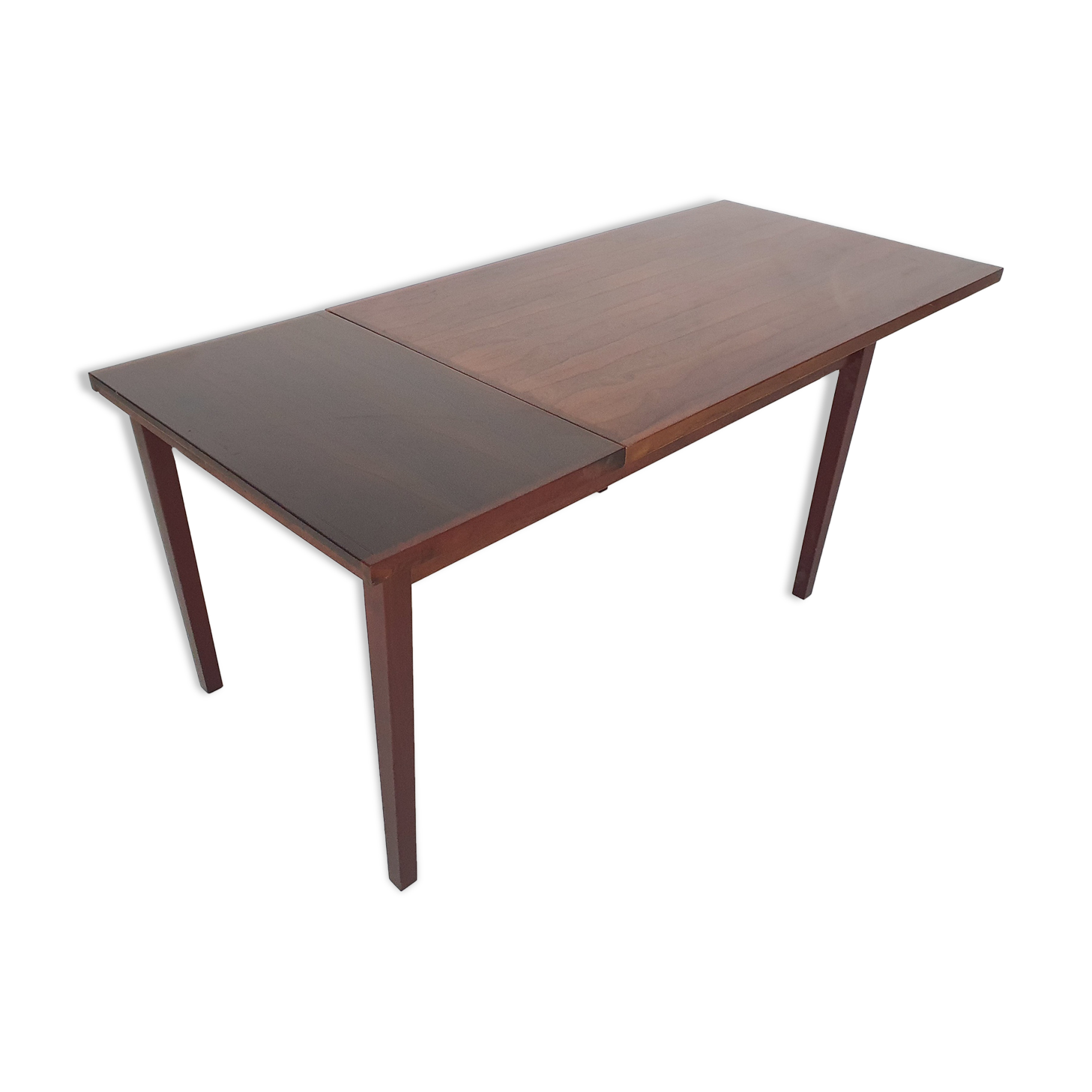 Rosewood dining table with one extension leave, 1960's