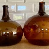 Dame-jeanne ancienne ambrée 4-5L