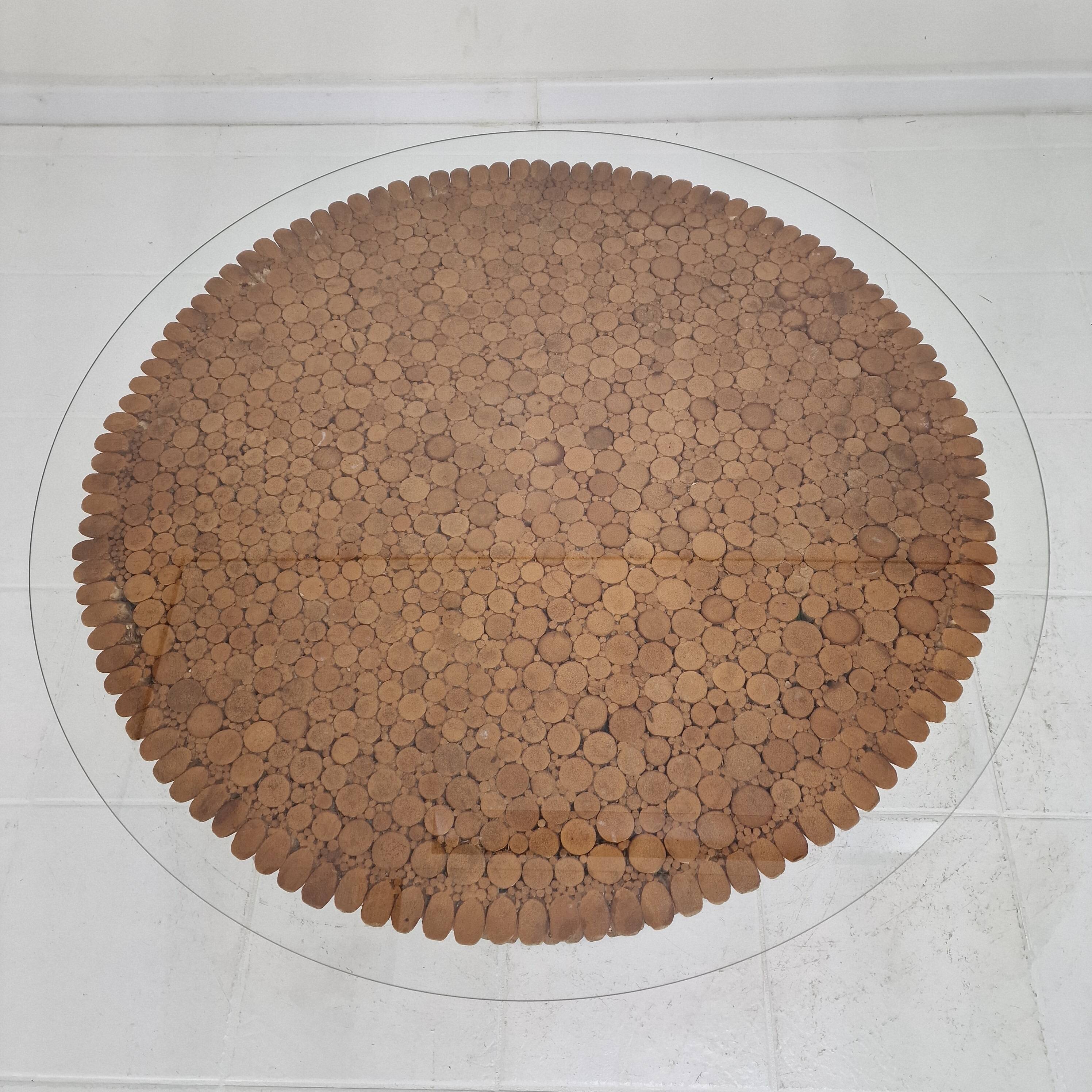 Table basse en bambou en forme de gerbe de blé par McGuire, États-Unis, vers 1970