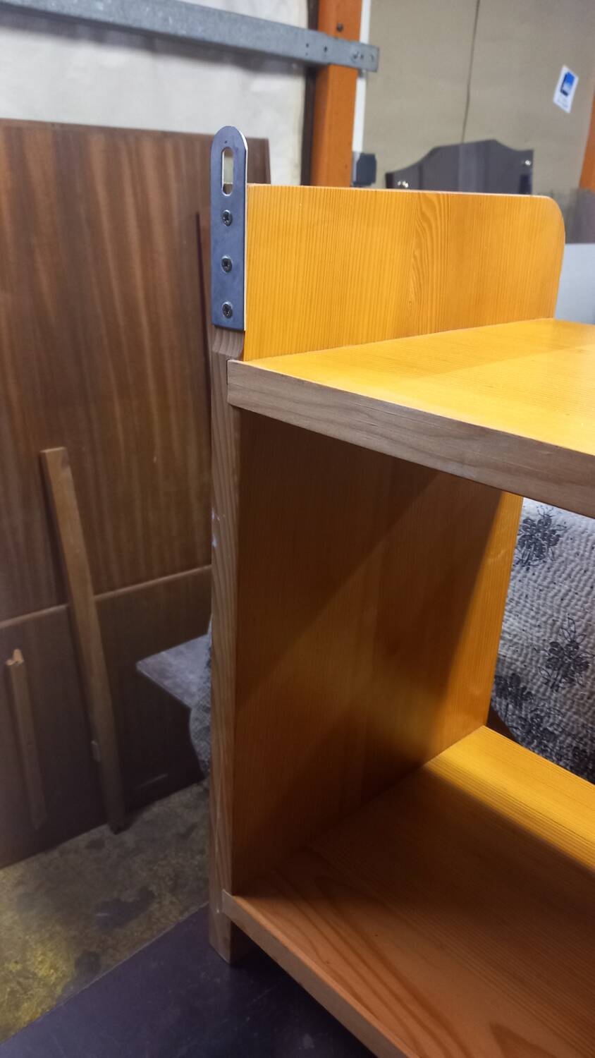 Solid pine wall shelf