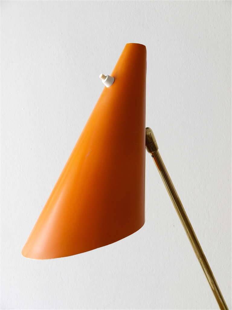 J.T. Kalmar "Style" Model Clamp Lamp Table Cone Midcentury, Vienna, 1950s