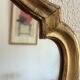 Vintage mirror 1960s Belgian rocaille style gilded wood - 61 x 49 cm