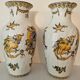 Important pair of Renaissance vases in Gien earthenware – early 20th century