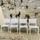 4 chaises tressées triconfort, circa 1970