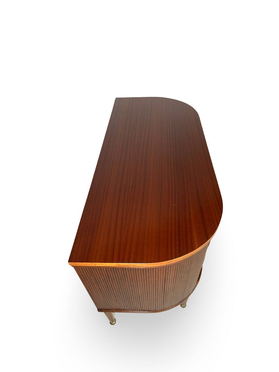 Large half-moon shaped chest of drawers/hall console, 1930s/1940s.