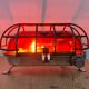 Industrial Cast Aluminium Wall Light with Red Glass from EOW, 1970s