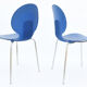 Paire de chaises vintage par Galvano Tecnica