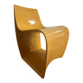 SIGN chair by Piergiorgio Cazzaniga for MDF Italia – Glossy yellow