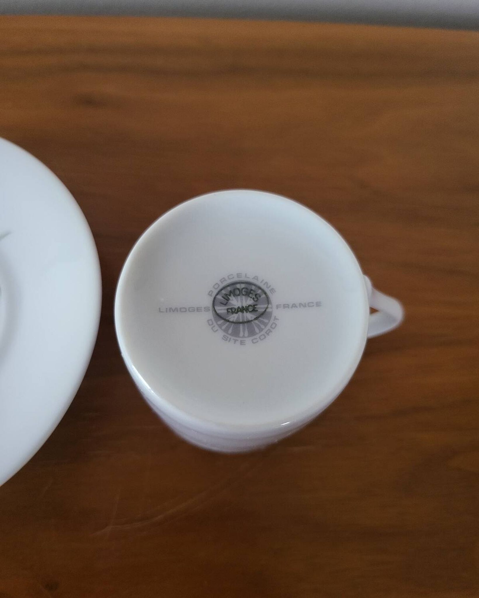 Porcelain Coffee Cup Bill Goldsmith Limoges "Victoria"