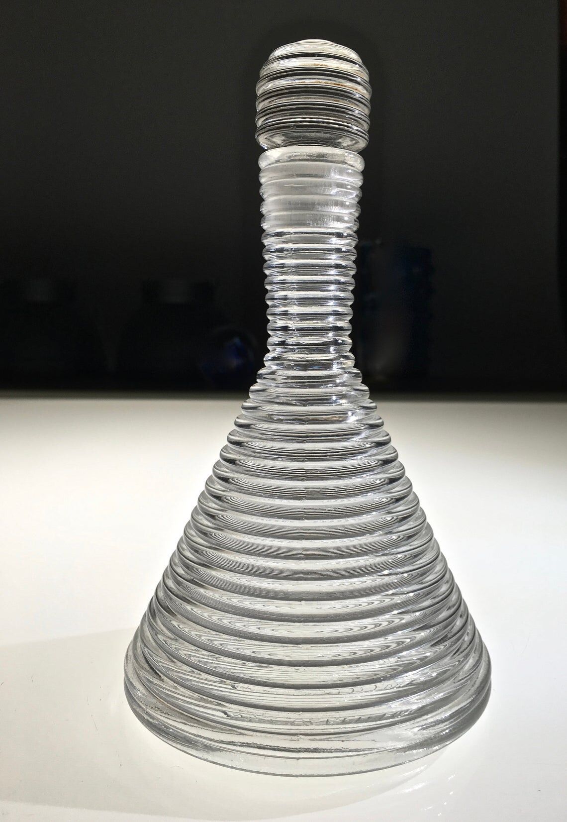 Glass carafe depression circa 1935