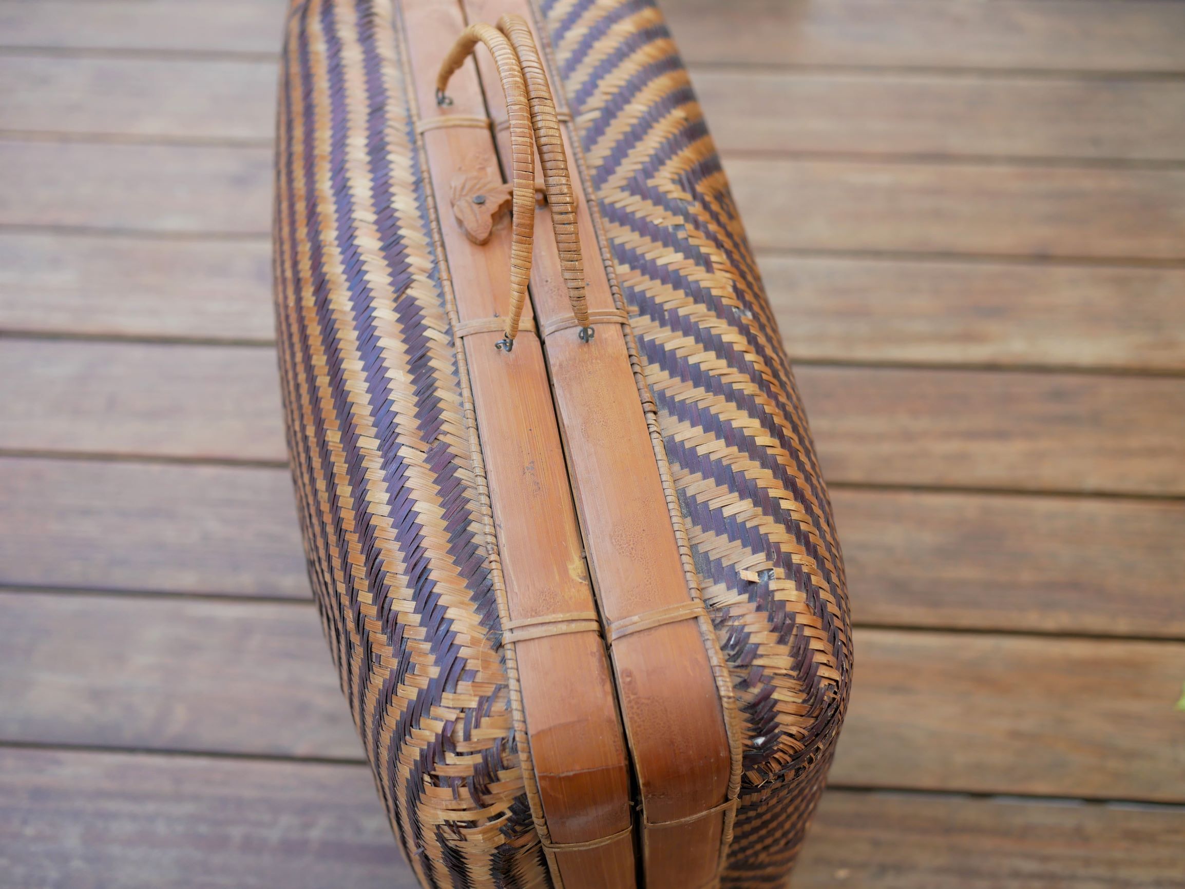 Vintage Wicker suitcase