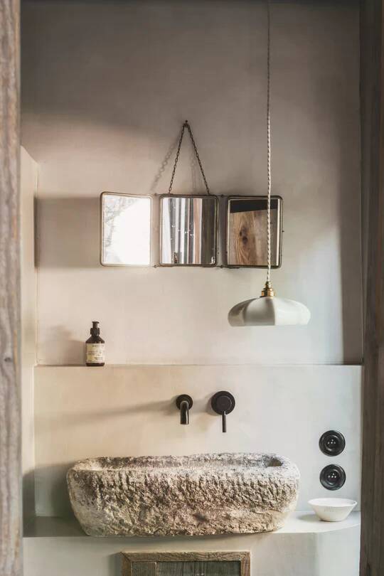 MARIA - Enameled porcelain - Pendant light