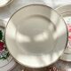 6 Mismatched Vintage Plates with Floral Pattern