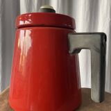 Enamelled Cast Iron Coffee Pot by Antti Nurmesniemi for Finel, 1950