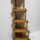 Large corner shelf in turned wood, Napoleon III style.