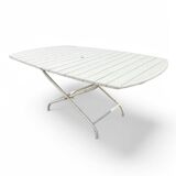 Vintage wood and metal garden furniture. Beautiful quality.