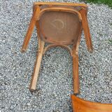 Set of 6 1950s bistro chairs