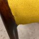 Newly upholstered Mid Century Vintage rosewood chairs