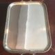 Silver metal tray