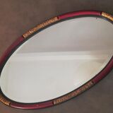 Oval Art Deco mirror