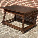 Table of changer in walnut work Swiss 19th century