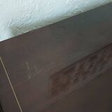 Vintage 1950s TV cabinet, with tapered legs.