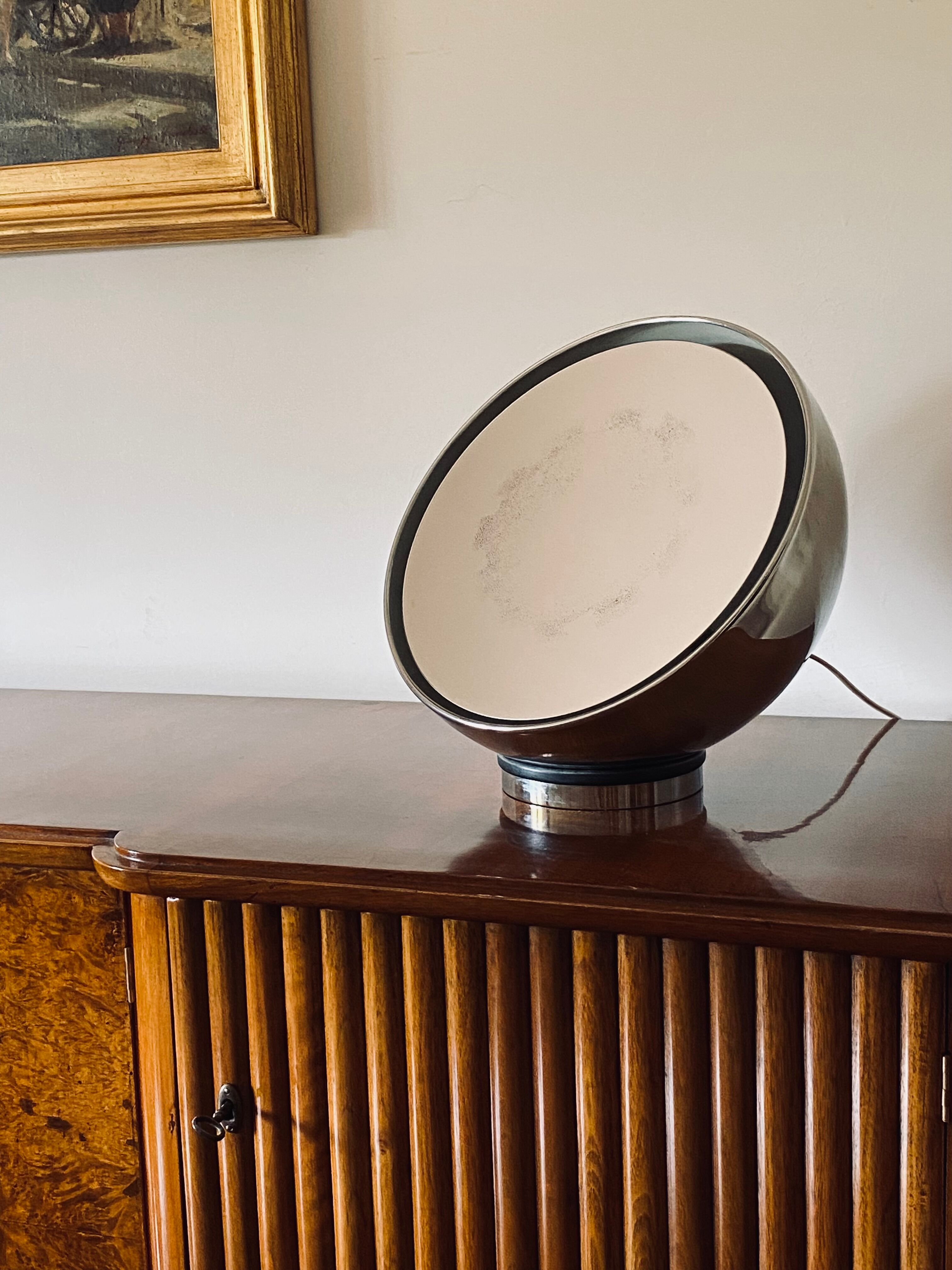 Mirror spherical table Lamp Italy 1970s