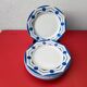 Lot of six flat plates from Digoin Sarreguemines