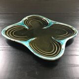 Clover dish olive green