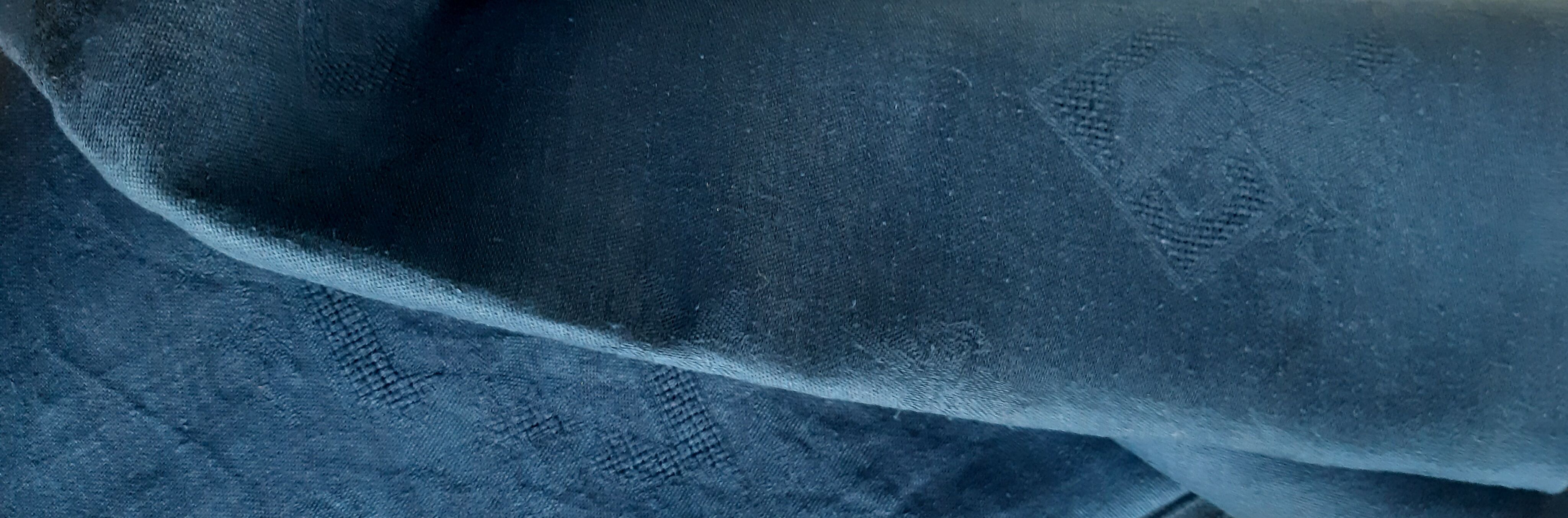 Old linen tablecloth