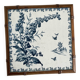 Cast iron trivet Gien Landscape and bamboo-style wood