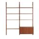 Teak modular shelving unit, Danish design, 1960s, made in Denmark
