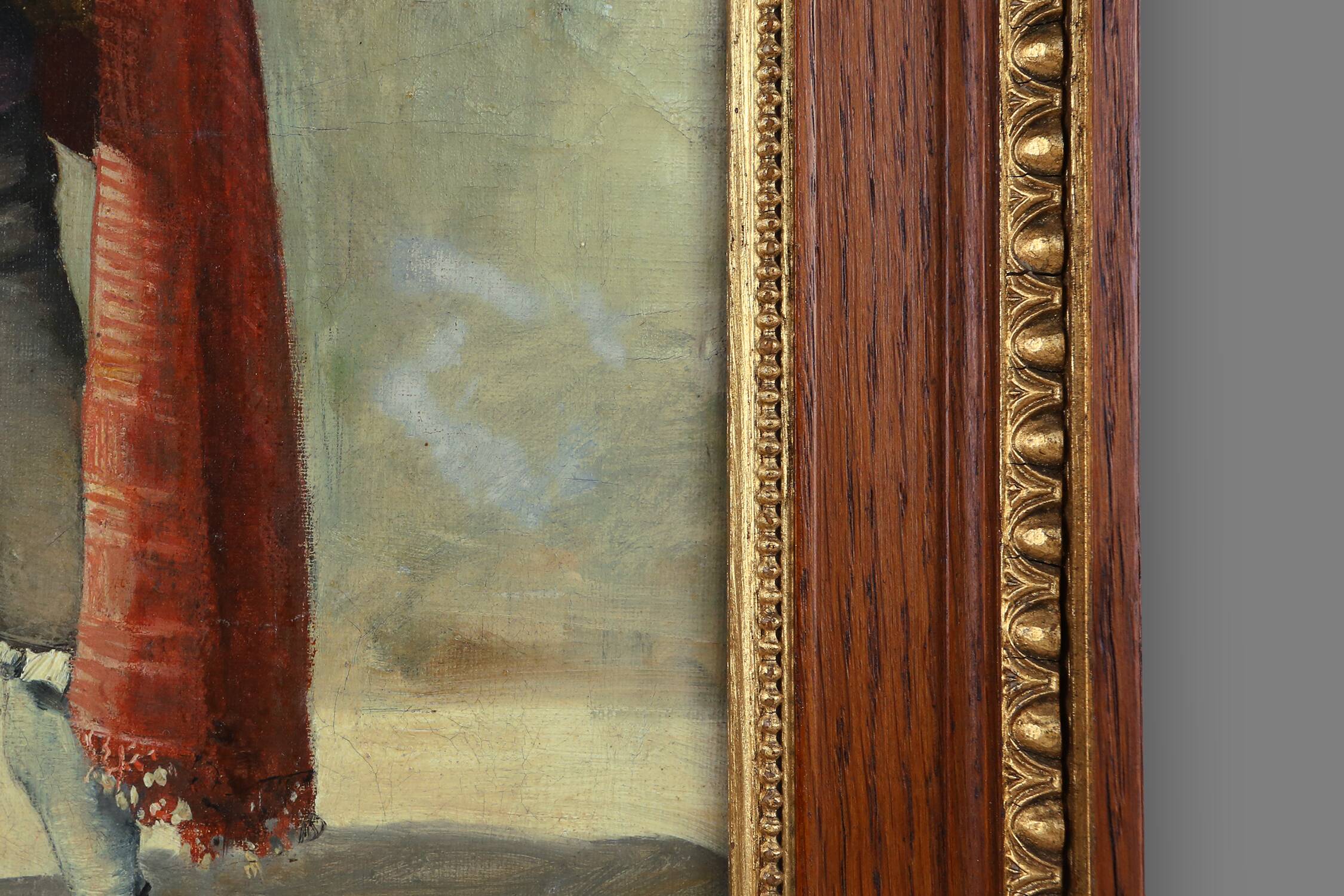 Peinture d'un homme vers 1850