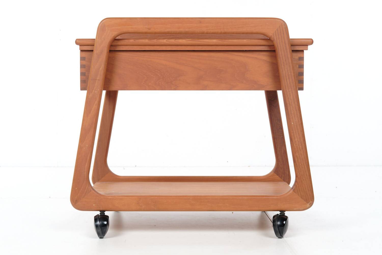 Chariot à couture Sika Mobler, teck, Danemark, vintage, années 1960