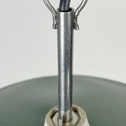 Industrial petrol enamel pendant light, 1970s