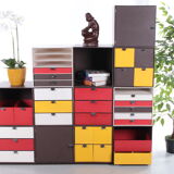 Vintage Palaset Palanox Modular Storage Boxes Set of 12, Made by Treston Oy, Finland 1972