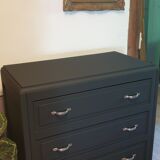 Black Art Deco dresser