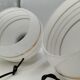 Pair of opaline pendant lights