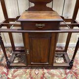 Vestiaire anglais en acajou massif