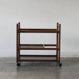 Mid-Century Modern Danish Serving Trolley in Rosewood by Henning Korch for