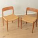 Model 75 dining chair set by Niels O. Møller, 1950s